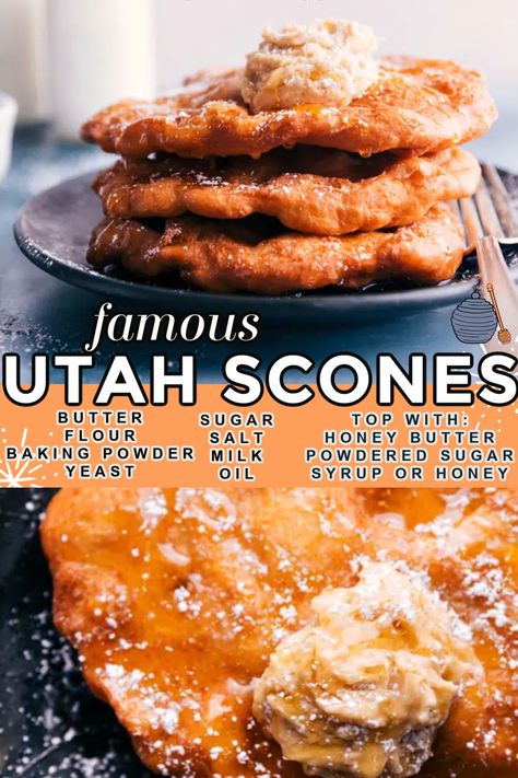 Deep Fried Scones Recipe, Fair Scones Recipe, Honey Butter Scones, Fluffy Scones Recipe Easy, Home Made Scones, Scone Dough Recipe Easy, Utah Scones Recipe, Deep Fried Biscuit Dough, Soft Fluffy Scones Recipe