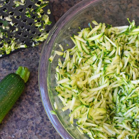 How to Shred Zucchini - EatingWell.com Paleo Zucchini Recipes, Shredded Zucchini Recipes, Zucchini Desserts, Lemon Zucchini Bread, Zucchini Recipes Dessert, Lemon Zucchini, Zucchini Recipe, Zucchini Pizzas, Cheesy Zucchini