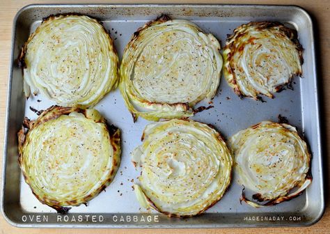 Oven Roasted Cabbage Steaks Recipe