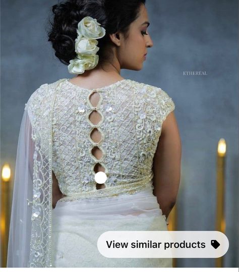 New Blouse Design Images, High Neck Blouse Designs, Blouse Neck Design, Floral Blouse Designs, Sleeveless Blouse Designs, Netted Blouse Designs, Blouse Designs High Neck, New Saree Blouse Designs, Traditional Blouse Designs