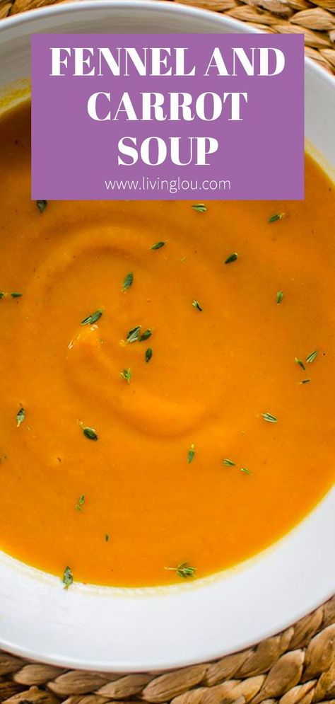 Soup Recipes With Fennel, Carrot Fennel Soup, Carrot And Fennel Soup, Fennel Recipes Soup, Soup Carrot, Grilled Dinner Recipes, Protein Dinner Recipes, Tonights Dinner, Fennel Soup