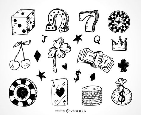 Casino gambling icons doodle set #AD , #sponsored, #ad, #gambling, #set, #doodle, #Casino Icons Doodle, Vegas Tattoo, Money Icons, Theme Tattoo, Gambling Tattoo, Gambling Quotes, Gambling Party, Gambling Humor, Gambling Games