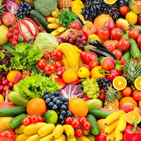 Fruits Background Wallpapers, Fruits And Vegetables Aesthetic, Fruits And Vegetables Background, Vegetable Images, Fruits And Vegetables Images, Fresh Fruit And Vegetables, Potassium Foods, Mix Fruit, Potassium Rich Foods