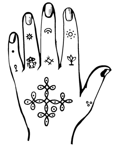 Kolam Tattoo Design, Kolam Tattoo, Henna Designs Hand, Tattoo Idea, Henna Designs, Piercing Jewelry, Tattoo Design, Peace Gesture, Tatting