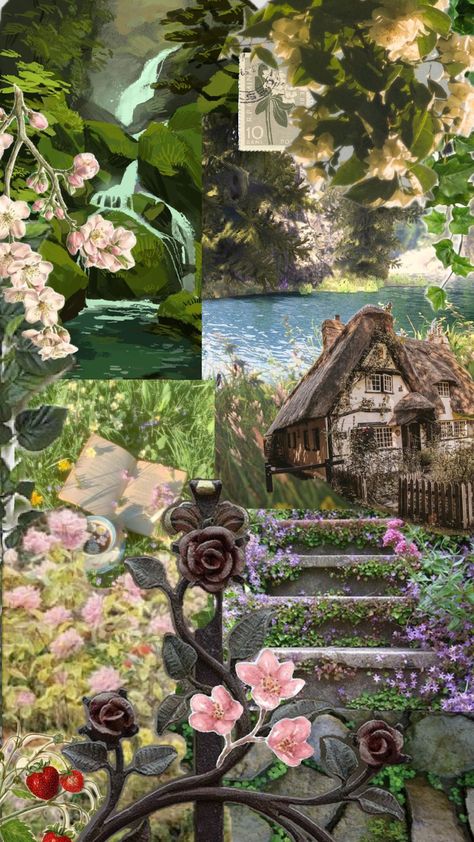 #cottagecore #nature #serene Cottagecore Nature, Future Life, Green Aesthetic, By The Sea, Cottage Core, Mood Boards, The Sea, Green, Nature