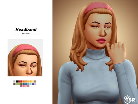 Sims 4 Maxis Match Headband, The Sims 4 Cc Headband, Sims 4 Headband Hair, Sims Headband, Headband Sims 4 Cc, Sims 4 Headband Cc, Sims 4 Cc Headband, Sims 4 Headband, Bantu Knot Hairstyles