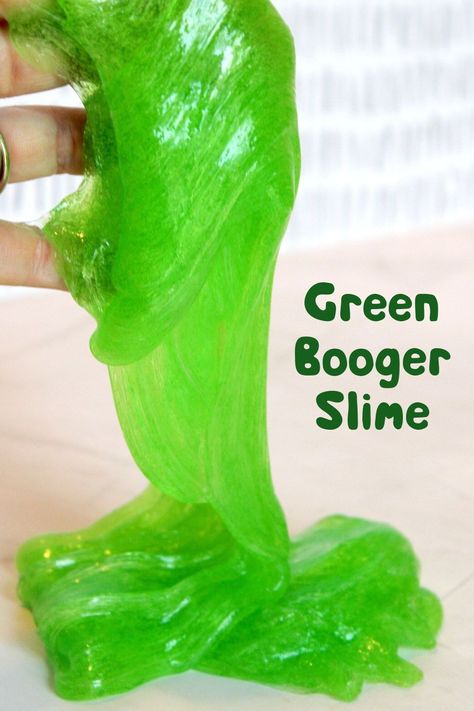 Discover the fun of making green slime! This gooey booger slime comes out perfect every time. Great for kids and craft enthusiasts. Green Slime Recipe, Slime Activities, Trunker Treat Ideas, Perfect Slime, Halloween Slime, Green Slime, Monster Craft, Monster Crafts, Slime For Kids