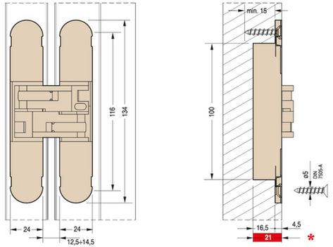 Concealed Door Frames | Frameless Interior Doors | Hidden Hinges - Modern Flush Doors Frameless Door Detail, Woodwork Joinery, Concealed Door Hinges, Hidden Door Hinges, Concealed Door, Modern Interior Doors, Flush Door Design, Invisible Doors, Contemporary Interior Doors