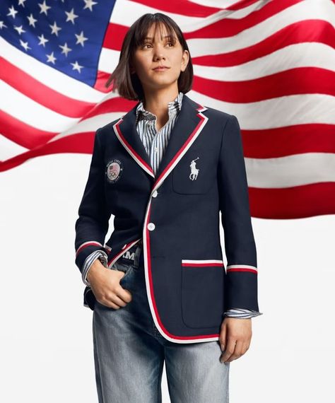 Ralph Lauren Went Full Light Academia-Core With Team USA’s Olympics Opening Ceremony Uniforms Katie Ledecky, Team Usa Olympics, Olympics Opening Ceremony, Tennis Team, Paralympic Games, Stella Jean, Usa Olympics, Polo Ralph Lauren Women, Olympic Team