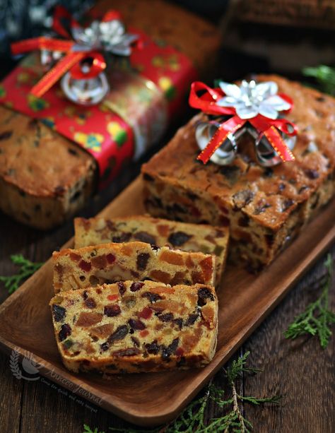 Christmas Mixed Fruit Cake Mixed Fruit Cake, Moist Fruit Cake, Moist Fruit Cake Recipe, Holiday Fruit Cake, Light Fruit Cake, Fruit Cake Recipe Christmas, Fruits Cake, Fruit Muffins, Fresh Fruit Cake