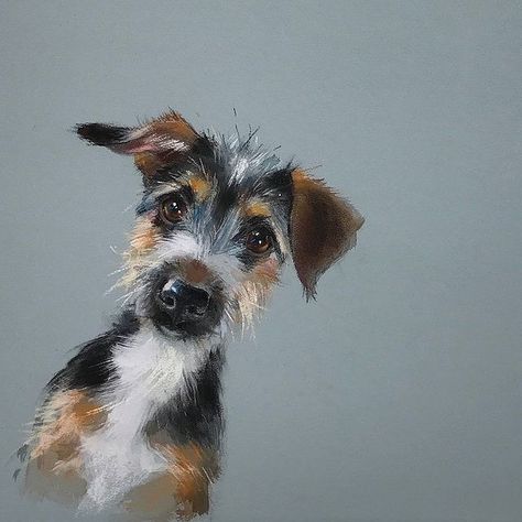 Nicky Litchfield Art, Nicky Litchfield, Art Homework, Dog Portraits Painting, Dog Portraits Art, Dog Mommy, Creation Photo, Dog Things, 강아지 그림