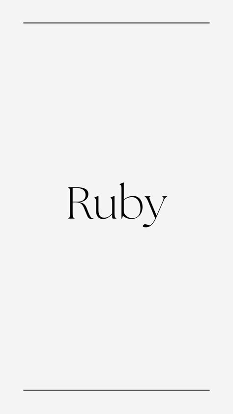 Pin by @kyleevking ✨ Ruby Name, Name Idea, Puppy Names, Baby Names, Meant To Be, Ruby, Collage, Pins, Quick Saves