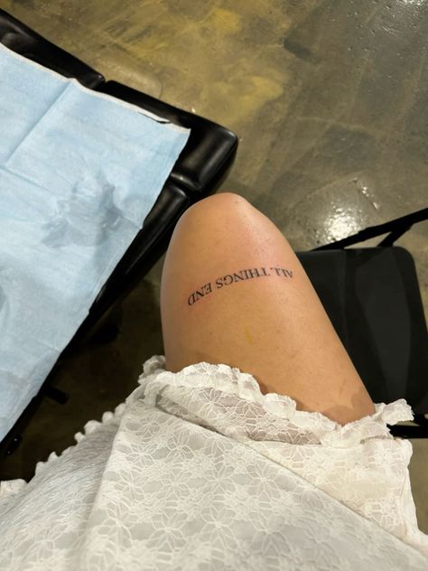 Thigh Lyric Tattoo, Tattoo Ideas Hozier, Lyrical Tattoos, Born Sick Tattoo Hozier, Hozier Lyrics Tattoo, Hozier Inspired Tattoos, Lyric Tattoo Ideas, Hozier Tattoo, Song Lyric Tattoos