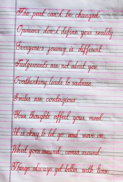 Prakriti Malla Handwriting, Marathi Handwriting Practice, Pretty Hand Writing, Cursive Writing Practice, Writing Cursive, Good Handwriting, Teaching Cursive Writing, Best Handwriting, Cursive Writing Practice Sheets