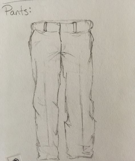 Male Pants Drawing, Pants Sketch Drawing, Sketch Pencil Drawings, Pants Sketch, Pants Drawing, Hair Stenciling, Man Sketch, Body Sketches, Sketch Pencil