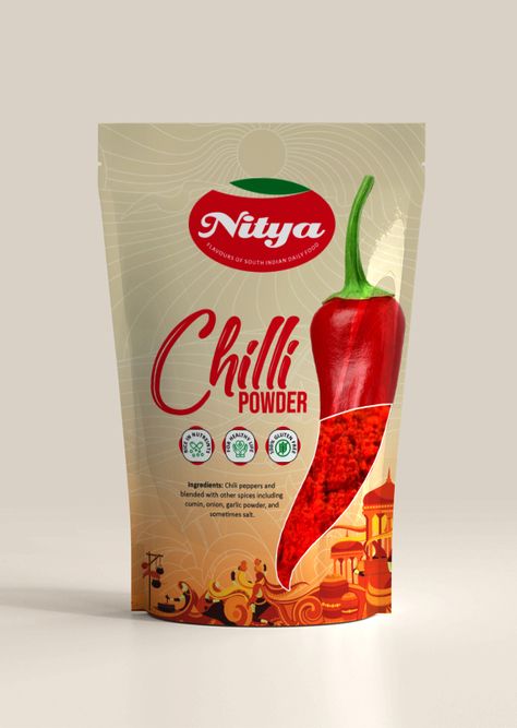 Nitya chilli powder Nissan Gtr R34, Church Backgrounds, Labels Design, Gtr R34, Food Pack, Food Advertising, Packaging Designs, Food Packaging Design, Packaging Labels Design