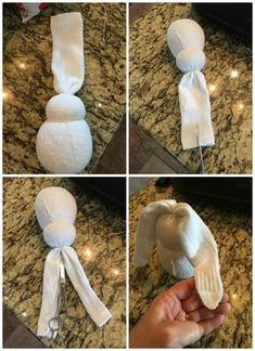 Sock Bunnies, How To Make Socks, Sock Bunny, Dry Rice, Sock Crafts, Diy Socks, Easter Bunny Crafts, Spring Easter Crafts, Easter Decorations Dollar Store