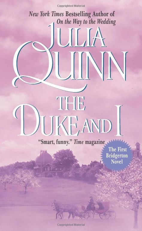 The Duke and I (Bridgerton Series, Book 1)  Another author who writes a really good historical romance. I love how her characters keep making appearances in other books. The Duke And I, Bridgerton Series, Historical Romance Novels, Historical Romance Books, Julia Quinn, Funny Times, First Novel, Historical Romance, Favorite Authors