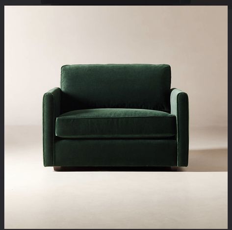 Green Velvet Chair, Green Velvet Sofa, Green Furniture, Chair And A Half, Room Color Schemes, Modern Chair, Modern Accent Chair, Accent Arm Chairs, Velvet Chair