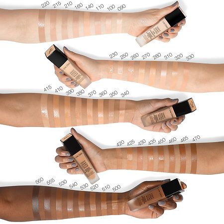 Teint Idole Ultra Long Wear Foundation - Lancôme | Sephora Neutral Wedding Makeup, Lancome Foundation, Find Your Foundation Shade, Long Wear Foundation, Foundation Swatches, Foundation With Spf, Long Lasting Foundation, Oil Free Foundation, How To Match Foundation