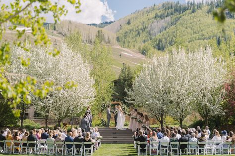 Manor Vail Lodge Weddings High Rockies Wedding Venue Vail CO 81657 Colorado Wedding Reception, Vail Wedding, Vail Co, Venue Rental, Mountain Wedding Colorado, Colorado Wedding Venues, Wedding Reception Locations, Ceremony Seating, Affordable Wedding Venues