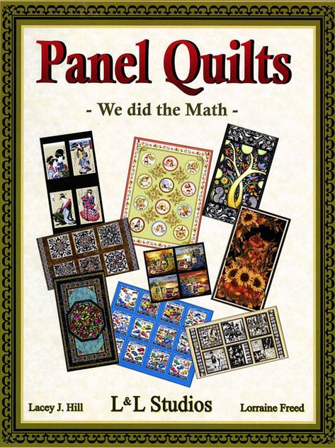 QUILT BOOK,  Panel Quilts Book We Did The Math #booksandzines #book @EtsyMktgTool #panelquilts #panelquiltbook #quiltpatterns #quiltbook Accuquilt Patterns, Wildlife Quilts, J Hill, Quilting Math, Panel Quilt Patterns, Quilt Stores, Queen Size Quilt, Log Cabin Quilt, Math Books