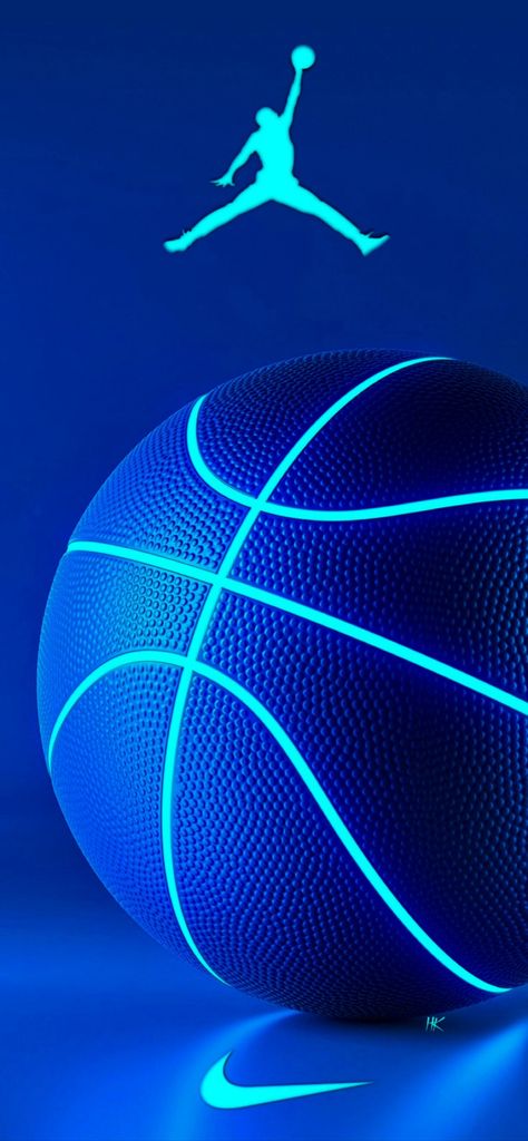 Blue Basketball Wallpaper, Jordan Wallpaper Iphone, Basketball Wallpaper Iphone, Iphone Wallpaper Jordan, Wallpaper Basketball, Jordan Wallpaper, Nike Wallpaper Backgrounds, Cool Basketball Wallpapers, Just Do It Wallpapers