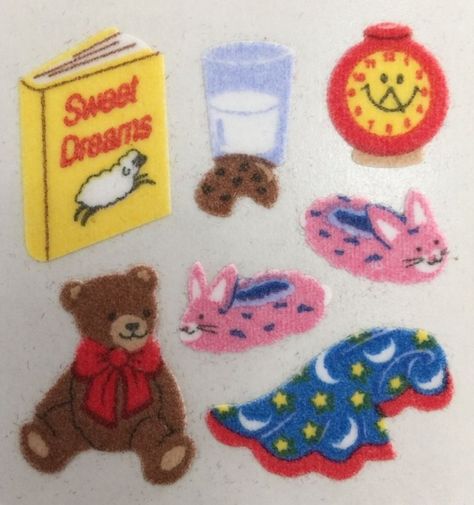 Teddy Bear Blanket, Fuzzy Stickers, Sandylion Stickers, Bear Blanket, Sleepy Time, Glitter Stickers, Love Stickers, Soft Sculpture, Starter Pack