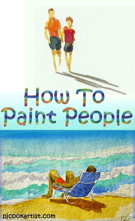 How To Paint People Paint People, Watercolor People, Painting Gifts, Watercolor Lessons, Watercolor Pictures, Painting People, Bling Wedding, Watercolor Painting Techniques, 수채화 그림