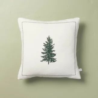 Winter Christmas Tree, Target Christmas, Christmas Squares, Hearth & Hand With Magnolia, Neutral Christmas, Christmas Tree Pillow, Target Gifts, Christmas Throws, Red Throw Pillows