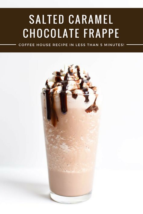 Diy Frappe, Chocolate Frappe Recipe, Chocolate Frappe, Cold Drinks Recipes, Frappe Recipe, Make Your Own Coffee, Drink At Home, Frozen Coffee, Chocolate Milkshake