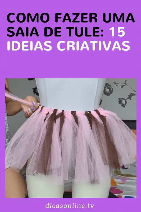 Como Fazer uma Saia de Tule Tutu Diy, Diy Tutu Skirt, Angel Halloween Costumes, Diy Tutu, Star Badge, Hallowen Costume, Tutu Skirt, Craft Inspiration, Sofia