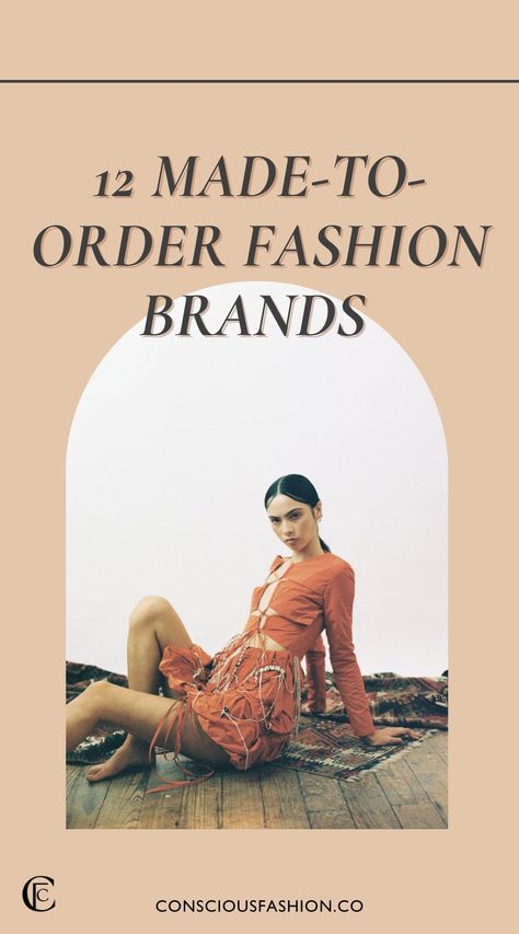 Made-to-order clothing manufacturing is more size inclusive and fosters a deeper appreciation for our wardrobe. Here are 12 custom tailored and made-to-measure fashion brands to know. #madetoorderfashion #madetoorderfashionbusiness Starting A Clothing Business, Fashion Documentaries, Clothing Manufacturing, Conscious Clothing, Best Clothing Brands, Clothing Brand Logos, Ethical Clothing Brands, Clothing Business, Eco Friendly Brands