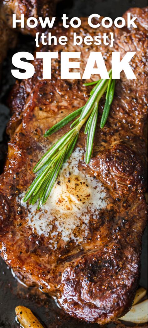 Cooking The Best Steak, Ways To Cook Steak, Steak Dinner Recipes, The Perfect Steak, Pan Seared Steak, Perfect Steak, Seared Steak, Best Steak, Steak Dinner