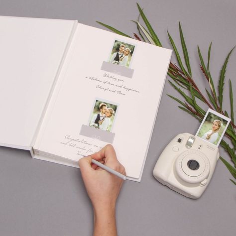 Wedding Guest Book Polaroid, Guest Book Polaroid, Polaroid Guest Book Sign, Book Polaroid, Wedding Polaroid, Alternative Wedding Guest Book, Instax Mini Album, Polaroid Wedding, Photo Guest Book Wedding