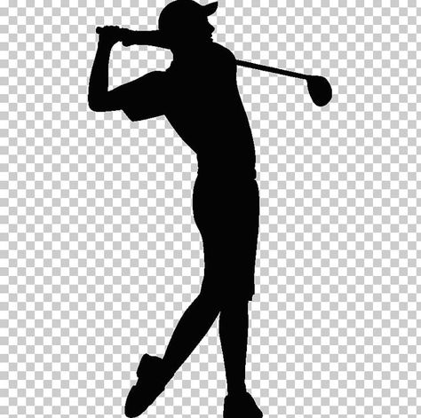 Golf Silhouette, Golf Cartoon, Black And White Clothing, Golfer Silhouette, Golf Cookies, Projet Cricut, Golf Trophies, Boys 1st Birthday Cake, Golf Party Decorations