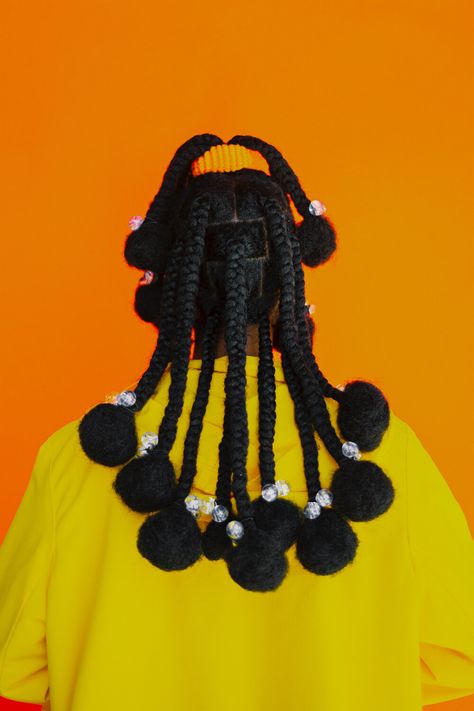 Poodle Puffs, Crown Styles, Beautiful Black Hair, Editorial Hair, Cornrow, Yellow Hair, Hair Reference, Bold And Beautiful, African Hairstyles