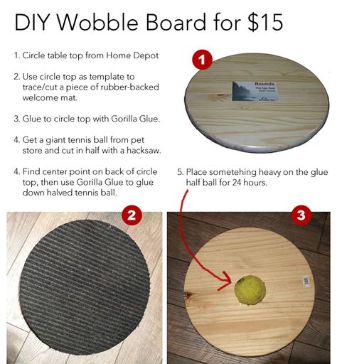 DIY Wobble Board for less than $15! Wobble Board, Dog Agility Course, Agility Training For Dogs, Diy Gym, Dog Minding, Dog Playground, Easiest Dogs To Train, Dog Enrichment, Agility Training