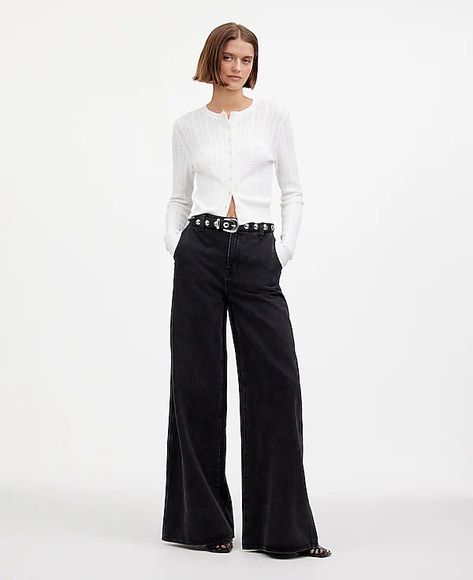 Wide Sweep Denim Trousers | Madewell Denim Trousers, Madewell, Access Denied, Trousers, Clothes