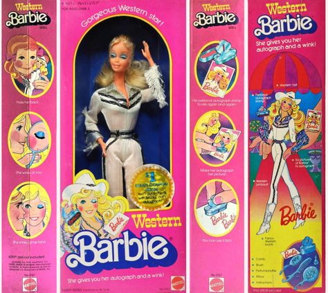 1980 Barbie, Dolls From The 80s, Vintage Toys 80s, Barbie Nostalgia, Mini Barbie, 80’s Toys, Barbie Box, Mini Toys, Barbie Logo