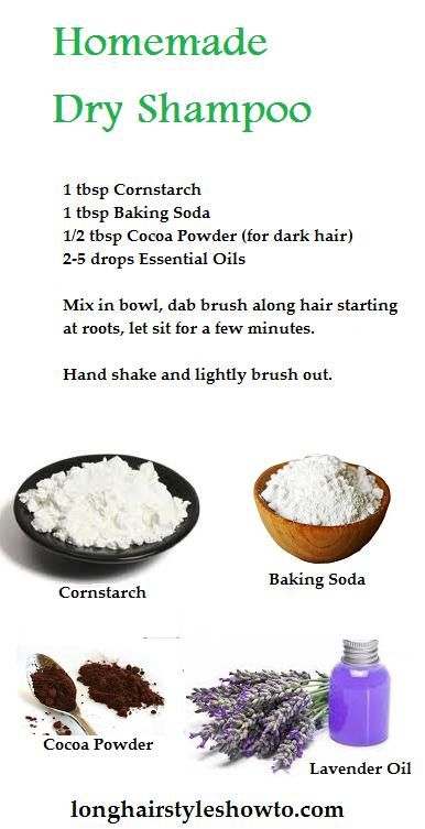 Homemade Dry Shampoo. I go through dry shampoo like crazy! $$ saving opportunity... Shampoo Diy, Homemade Dry Shampoo, Dry Shampoo, Lavender, Hairstyles, Skin, Hair, Beauty