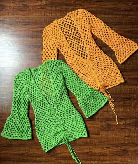 100 Crochet Stitches, Crochet Beach Wear, Ladies Vest, Crochet Bathing Suits, Crochet Beach Dress, Crochet Bra, Mode Crochet, Love Beach, Crochet Swimwear