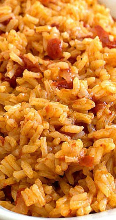 Wendy's Frosty, Rice Side Dish Recipes, Delicious Rice, Tomato Rice, Portuguese Cuisine, Meatless Recipes, Rice Side Dishes, Southern Kitchen, Mexican Rice