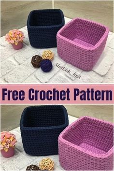 Crochet Storage Baskets Free, Diy Crochet Basket, Easy Crochet Basket Pattern, Crochet Basket Tutorial, Crocheted Baskets, Crochet Storage Baskets, Crochet Basket Pattern Free, Crochet Baskets, Crochet Storage