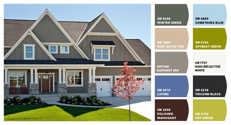 ColorSnap by Sherwin-Williams – ColorSnap by hlechat Elephant Ears, Row House, House Paint Exterior, Exterior House Colors, Painting Tips, Something Blue, Sherwin Williams, Exterior Colors, Exterior Paint