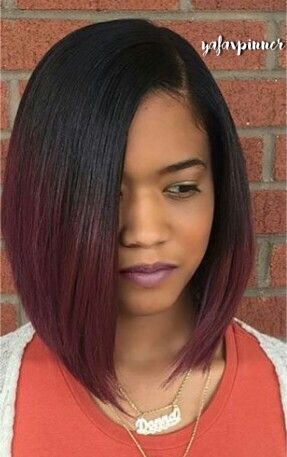 pinterest ; yafavpinner ♡ Nails Black Women, Lace Front Bob, Ombre Lace Front, Hair Color Chart, Frontal Hairstyles, Short Straight Hair, Hair Styles 2017, Red Ombre, Hair Life