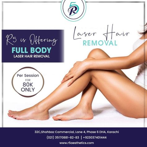 Hair Free Care Free! Take advantage of R5 Aesthetics Full-body Laser Hair Removal Package for Rs 80,000 (limited time) and get rid of unwanted hair with full-body laser hair removal! BOOK NOW! ☎️ (021) 35170881-3 📱 03037401444 #skincare #laser #beauty #hairremoval #hairfree #laserclinic #selfcare #lasertreatment #smoothskin #laserhair #laserhairremoval #laserhairremovaltreatment #laserhairremovalforwoman #skincareroutine Nose Reshaping, Perfect Nose, Laser Clinics, Facial Rejuvenation, Breast Reduction, Body Hair Removal, Lost Hair, Unwanted Hair Removal, Dermal Fillers