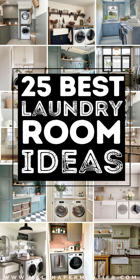 laundry room ideas Repurpose Kitchen Cabinets In Laundry Room, Beautiful Small Laundry Rooms, Laundry Room Design Ideas Layout, Laundry Room Makeover Modern, Laundry Room Renovation Inspiration, Laundry Room Design Layout, Landry Designs Room, Decorating Laundry Room, Laundry Room Ideas Basement