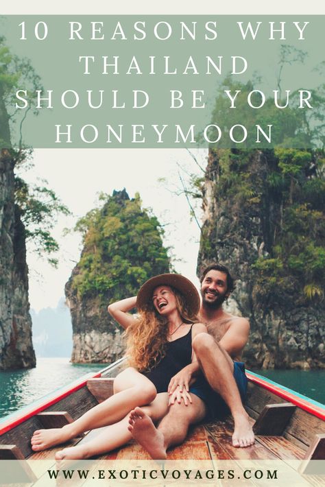 Thailand Romantic, Honeymoon Destinations Usa, Vietnam Honeymoon, Tropical Honeymoon Destinations, Thailand Destinations, Tropical Honeymoon, Thailand Honeymoon, Romantic Resorts, Maldives Honeymoon