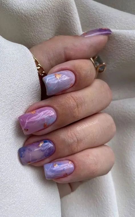 2024 Purple Nail Designs: Aesthetic Lavender Art for Spring Nail Designs Aesthetic, Nails In Pink, 2024 Purple, Purple Nail Ideas, Aesthetic Lavender, Art For Spring, Ruby Nails, Birthday Nail Art, Designs Aesthetic